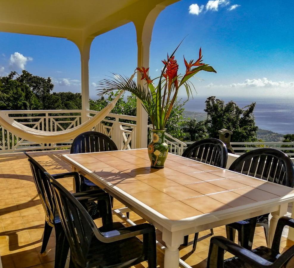 Belavue & Spa Prive, Avec Vue Panoramique Sur Mer, Jardin Creole Paysager, Jacuzzi Prive Bouillante Exteriör bild