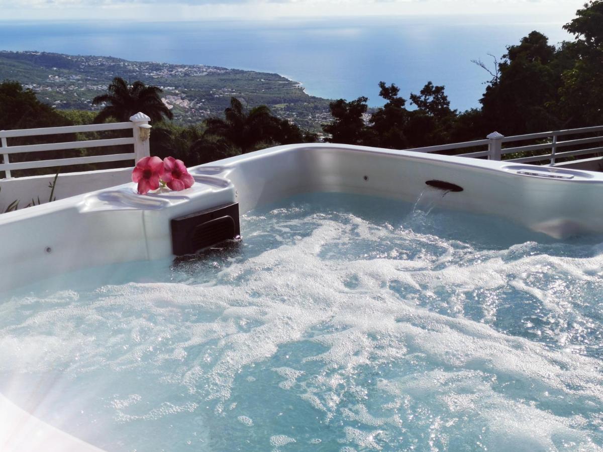 Belavue & Spa Prive, Avec Vue Panoramique Sur Mer, Jardin Creole Paysager, Jacuzzi Prive Bouillante Exteriör bild