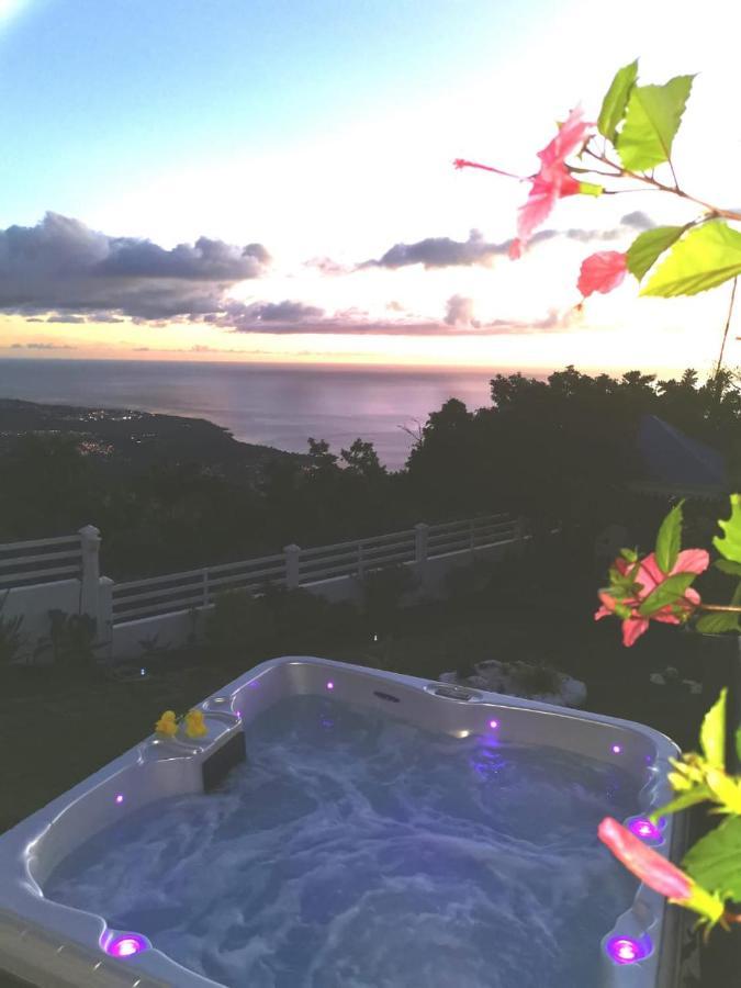 Belavue & Spa Prive, Avec Vue Panoramique Sur Mer, Jardin Creole Paysager, Jacuzzi Prive Bouillante Exteriör bild